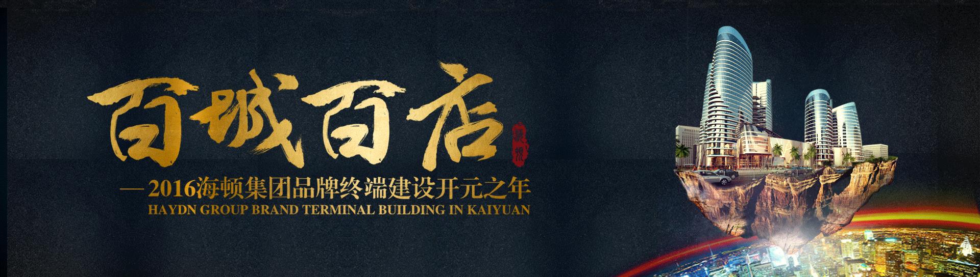 2016年海顿强势推出“百城百店”商业计划